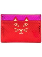 Charlotte Olympia Feline Card Holder - Red