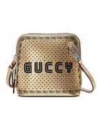 Gucci Guccy Print Mini Shoulder Bag - Metallic