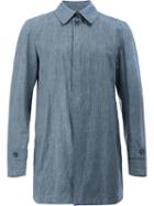 Herno - Classic Shirt Coat - Men - Cotton/linen/flax/polyester - 46, Grey, Cotton/linen/flax/polyester