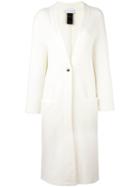 Christian Wijnants Long Cardigan, Women's, Size: Large, White, Nylon/spandex/elastane/mohair/alpaca