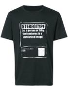 Maison Margiela Stereotype Slogan T-shirt - Black