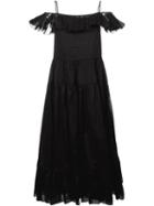 Saint Laurent Boheme Dress, Women's, Size: 36, Black, Cotton