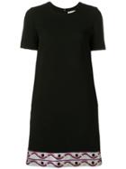 Emilio Pucci Contrast Hem Mini Dress - Black