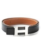 Hermès Vintage H Buckle Belt, Women's, Size: 65, Black