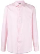 Canali - Long Sleeve Shirt - Men - Cotton - 39, Pink/purple, Cotton