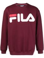 Fila Printed Logo Sweatshirt - Red