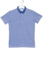 Armani Junior Classic Polo Shirt - Blue