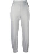 Zero + Maria Cornejo 'eka' Trousers, Women's, Size: 4, Grey, Linen/flax/viscose/spandex/elastane