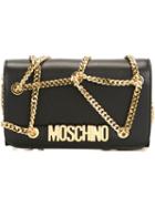 Moschino Chain Embellished Clutch