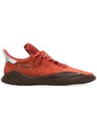 Adidas Orange Kamanda 01 Suede Low-top Sneakers