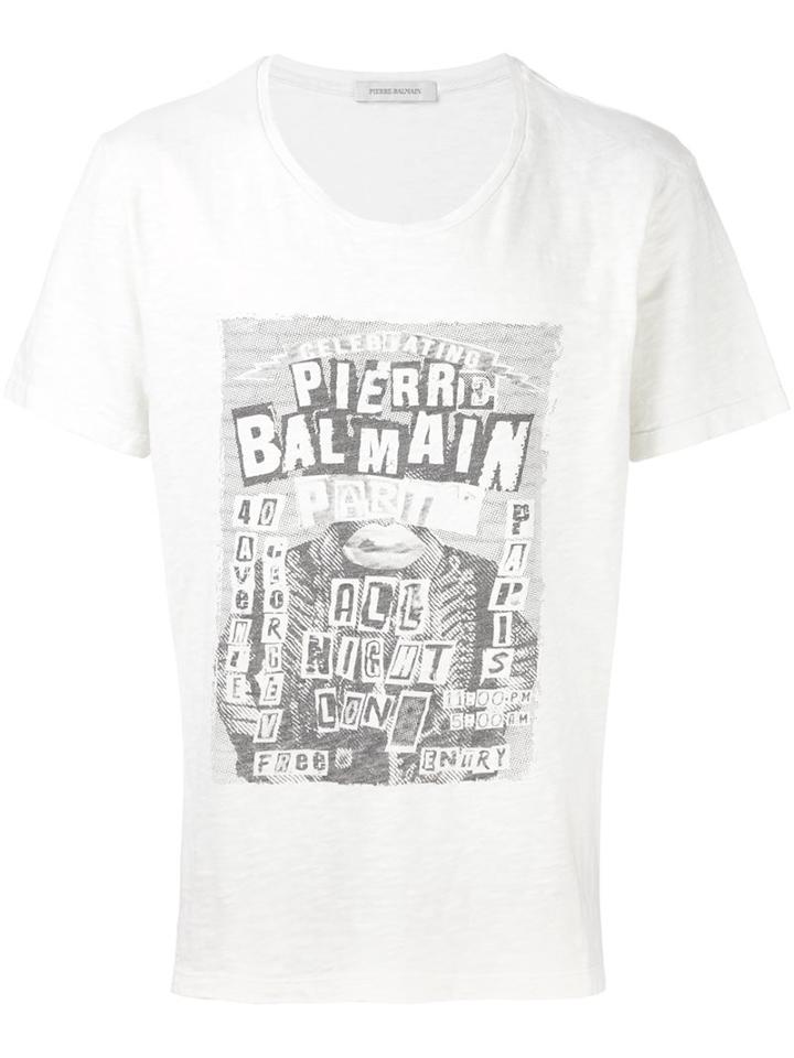 Pierre Balmain Rock Concert Print T-shirt
