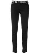 Kenzo Logo Waistband Skinny Jeans - Black