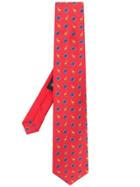 Etro Giraffe Print Tie - Red