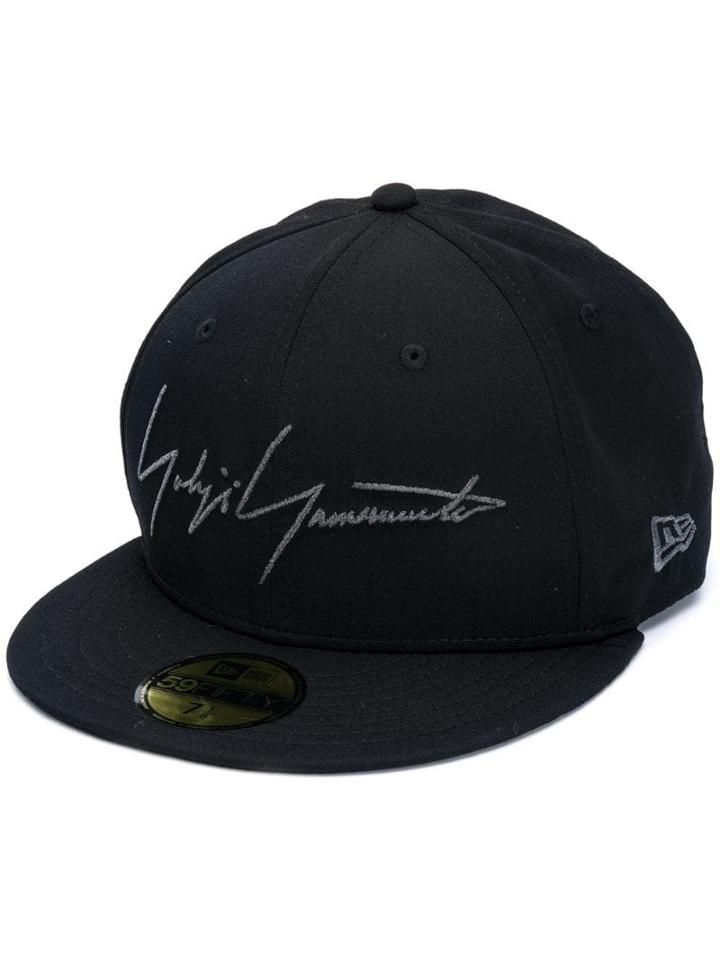 Yohji Yamamoto Signature Flat Cap - Black