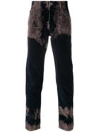 Gucci Tie-dye Corduroy Punk Trousers - Blue