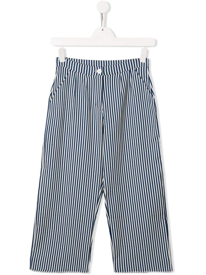 Douuod Kids Striped Trousers - Blue