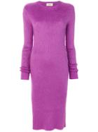 Ports 1961 High Slits Dress - Pink & Purple
