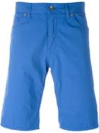 Boss Hugo Boss 'maine' Contrast Trim Deck Shorts, Men's, Size: 33, Blue, Cotton/spandex/elastane