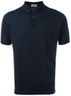 John Smedley Classic Polo Shirt, Men's, Size: Xxl, Blue, Cotton