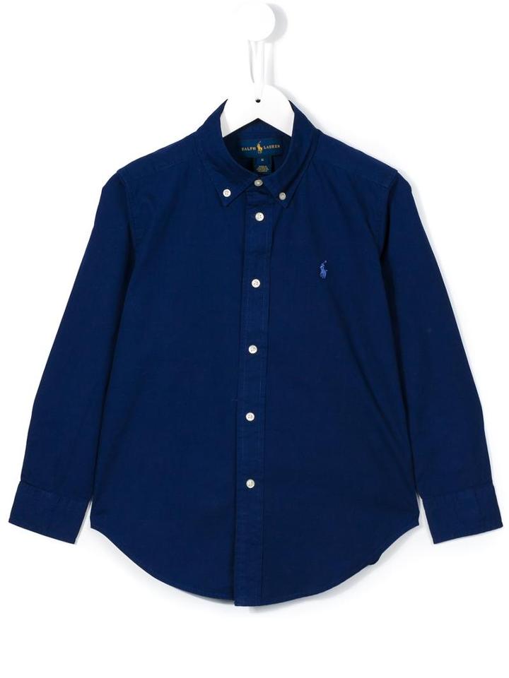 Ralph Lauren Kids Button Down Collar Shirt, Boy's, Size: 8 Yrs, Blue