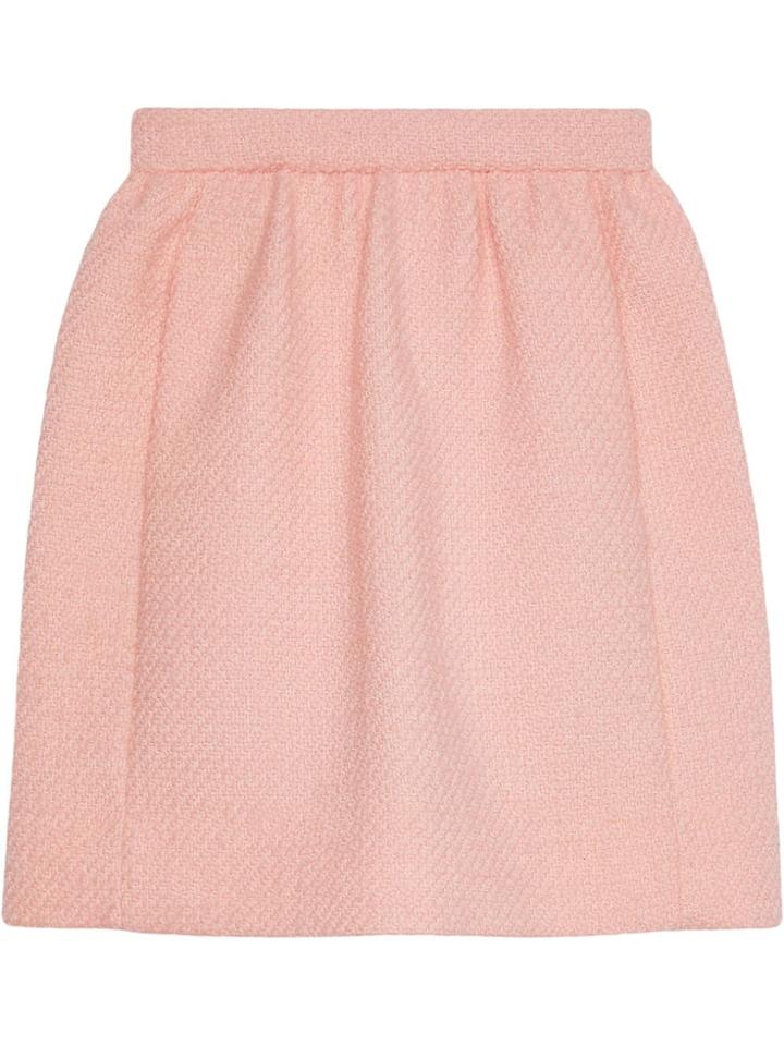 Gucci Tweed Skirt - Pink