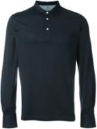 Brunello Cucinelli Long Sleeve Relaxed Polo Shirt