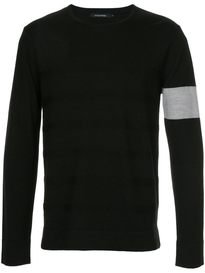 Guild Prime Stripe Detail Jumper - Black