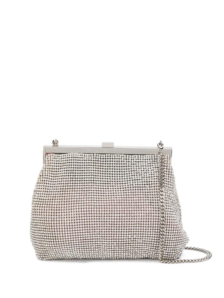 Stella Mccartney Crystal Shoulder Bag - Silver