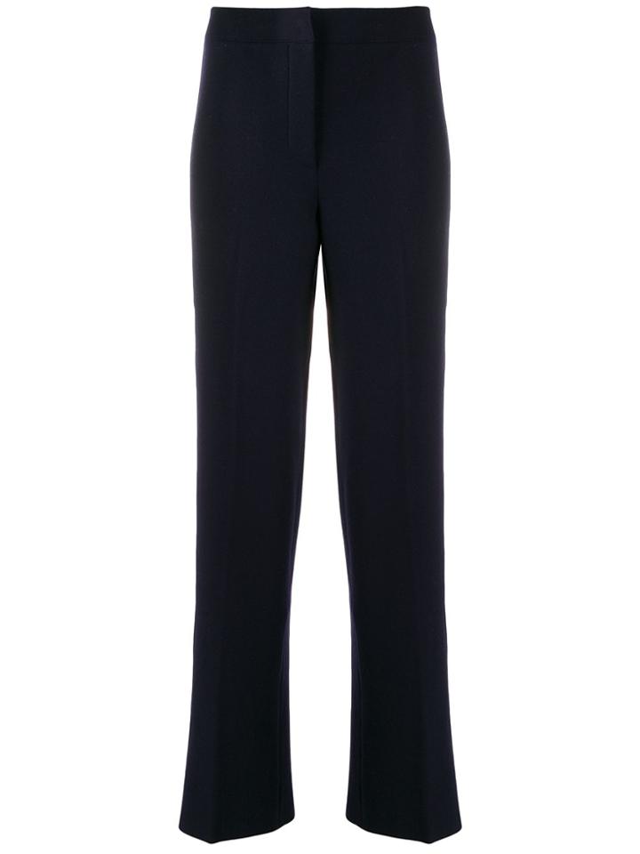 Lamberto Losani High Waist Straight-leg Trousers - Blue