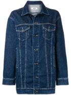 Marios Oversized Denim Jacket - Blue