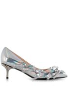 Nº21 Iridescent Multi-bow Pumps - Silver