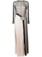 Temperley London Emblem Panelled Dress - Black