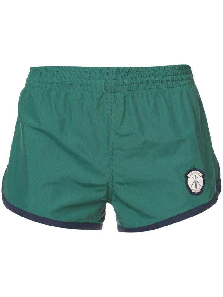 Katama Logo Running Shorts - Green