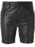 Haider Ackermann Leather Shorts