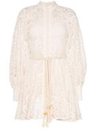 Zimmermann Amari Paisley Lace Dress - White