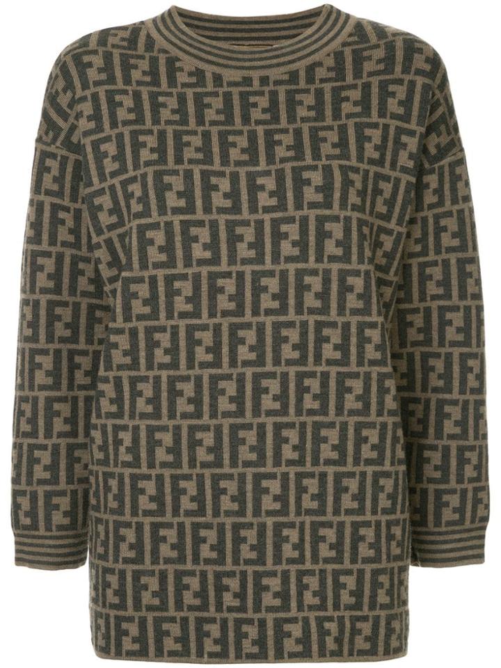 Fendi Vintage Fendi Long Sleeve Top - Brown