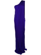 Tom Ford Single Shoulder Pleated Dress - Purple