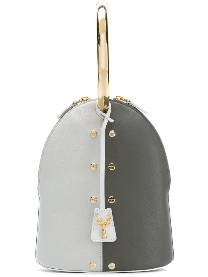Savas - Mini Alice Tote - Women - Calf Leather - One Size, Grey, Calf Leather