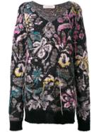 A.f.vandevorst Floral Knit Jumper - Multicolour