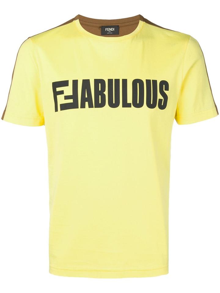 Fendi Ffabulous T-shirt - Yellow & Orange