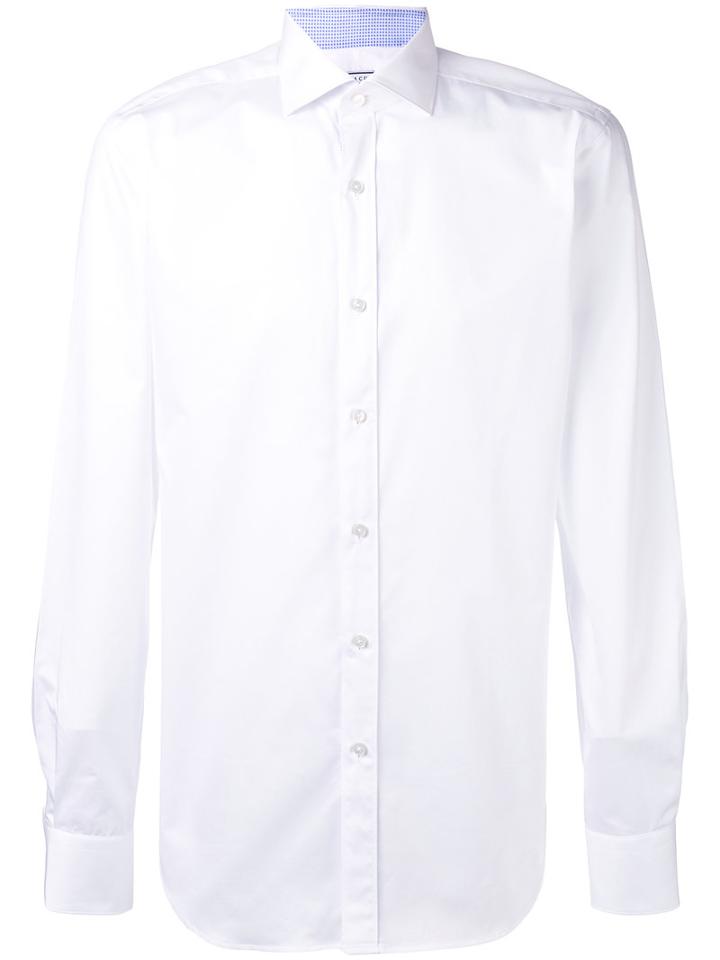 Xacus - Classic Shirt - Men - Cotton - 44, White, Cotton