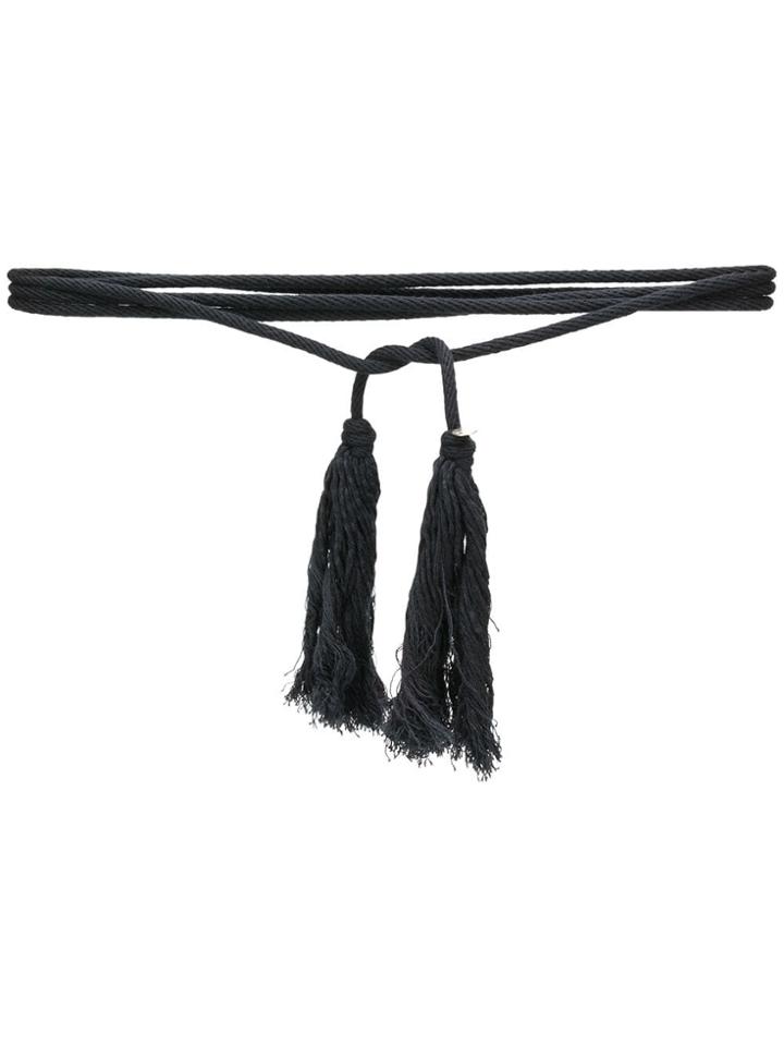 Ann Demeulemeester Tassel Embellished Belt - Blue