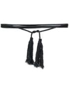Ann Demeulemeester Tassel Embellished Belt - Blue