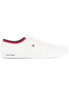 Tommy Hilfiger Tri-stripe Lace-up Sneakers - White