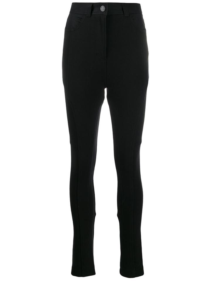 See By Chloé High-waisted Skinny Trousers - Black