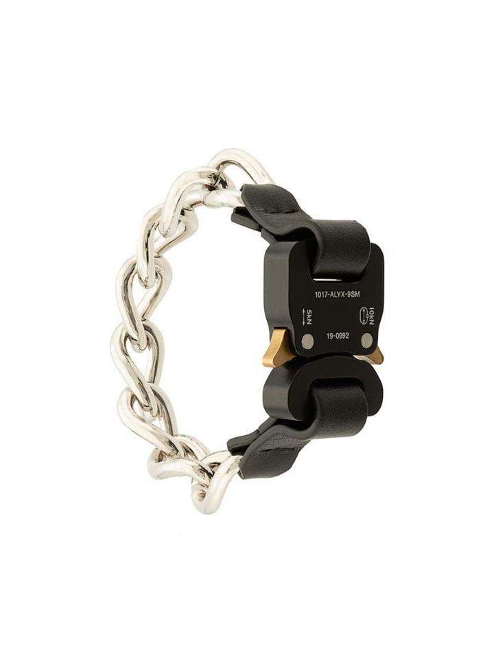 1017 Alyx 9sm Industrial Clasp Chain Bracelet - Silver