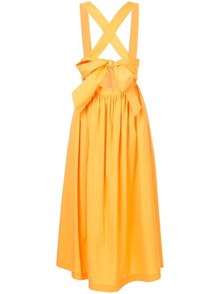 G.v.g.v. Wide Belt Pinafore Skirt - Yellow & Orange