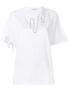 Christopher Kane Squiggle Cupchain T-shirt - White