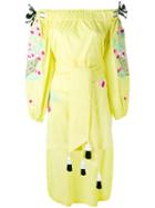 Yuliya Magdych - 'cherry' Dress - Women - Cotton - S, Yellow/orange, Cotton
