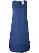 Walter Van Beirendonck Vintage Boiled Effect A-line Dress - Blue
